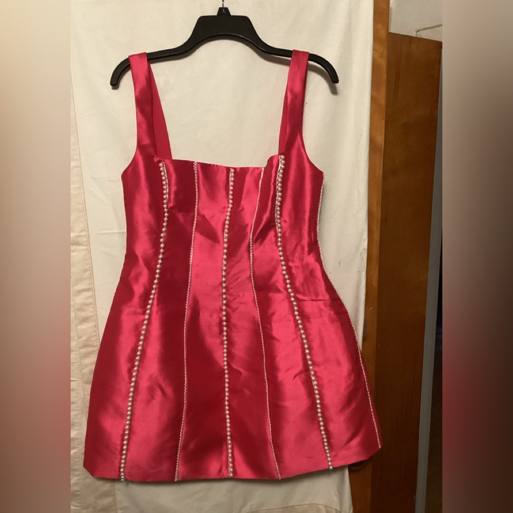 ELIYA THE LABEL MAGENTA TAHITI DRESS SZ  L NWT # HOLIDAy# PARTY #FEMININE